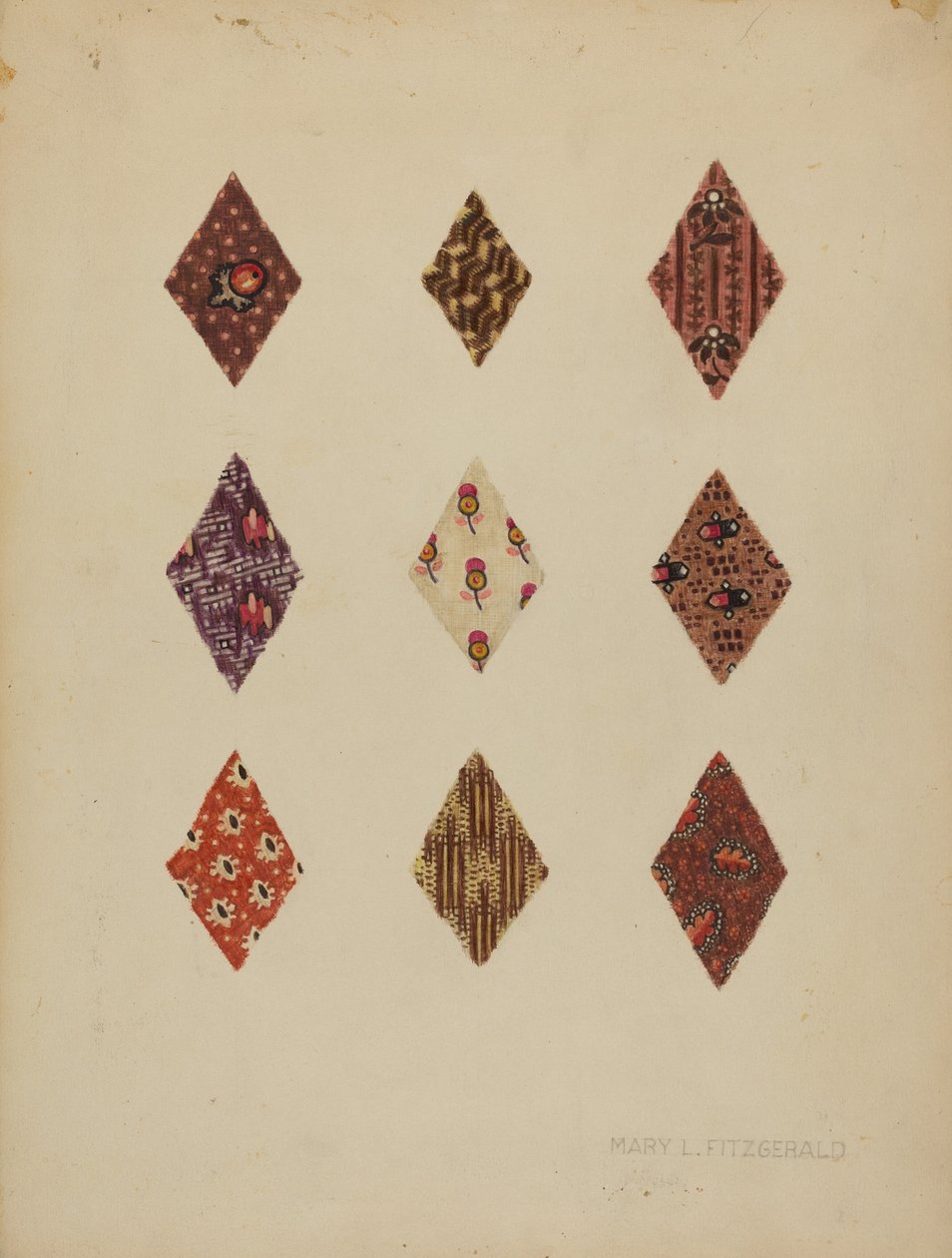 Dynelapper, ca. 1937. av Mary Fitzgerald