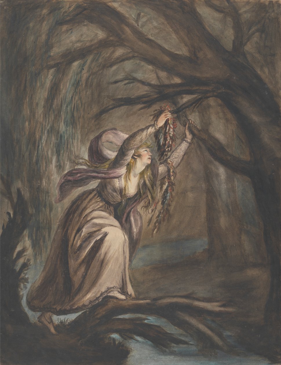 Ophelias død av Mary Hoare