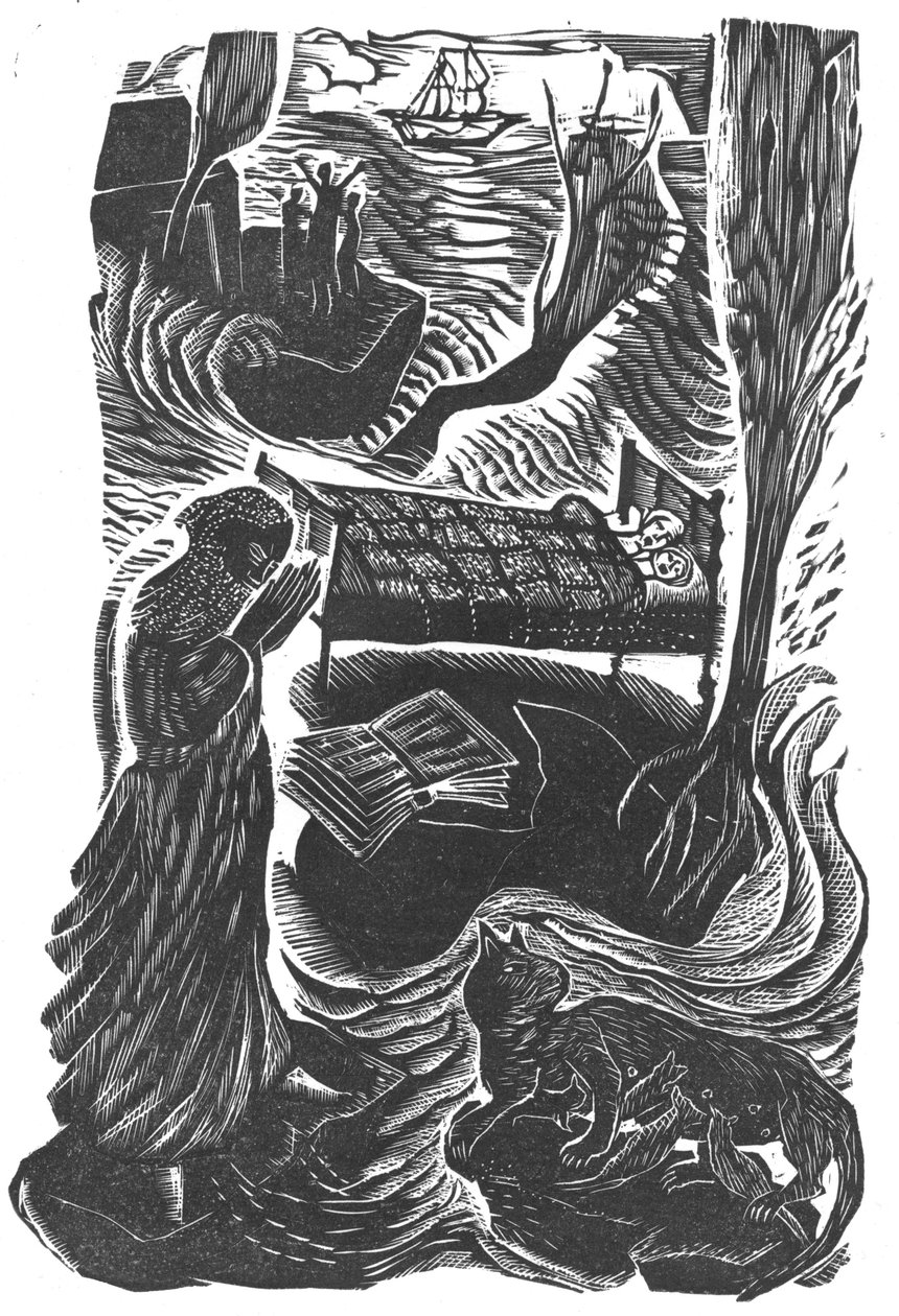 The Flood, 2006 (vinylgravering) av Mary Kuper