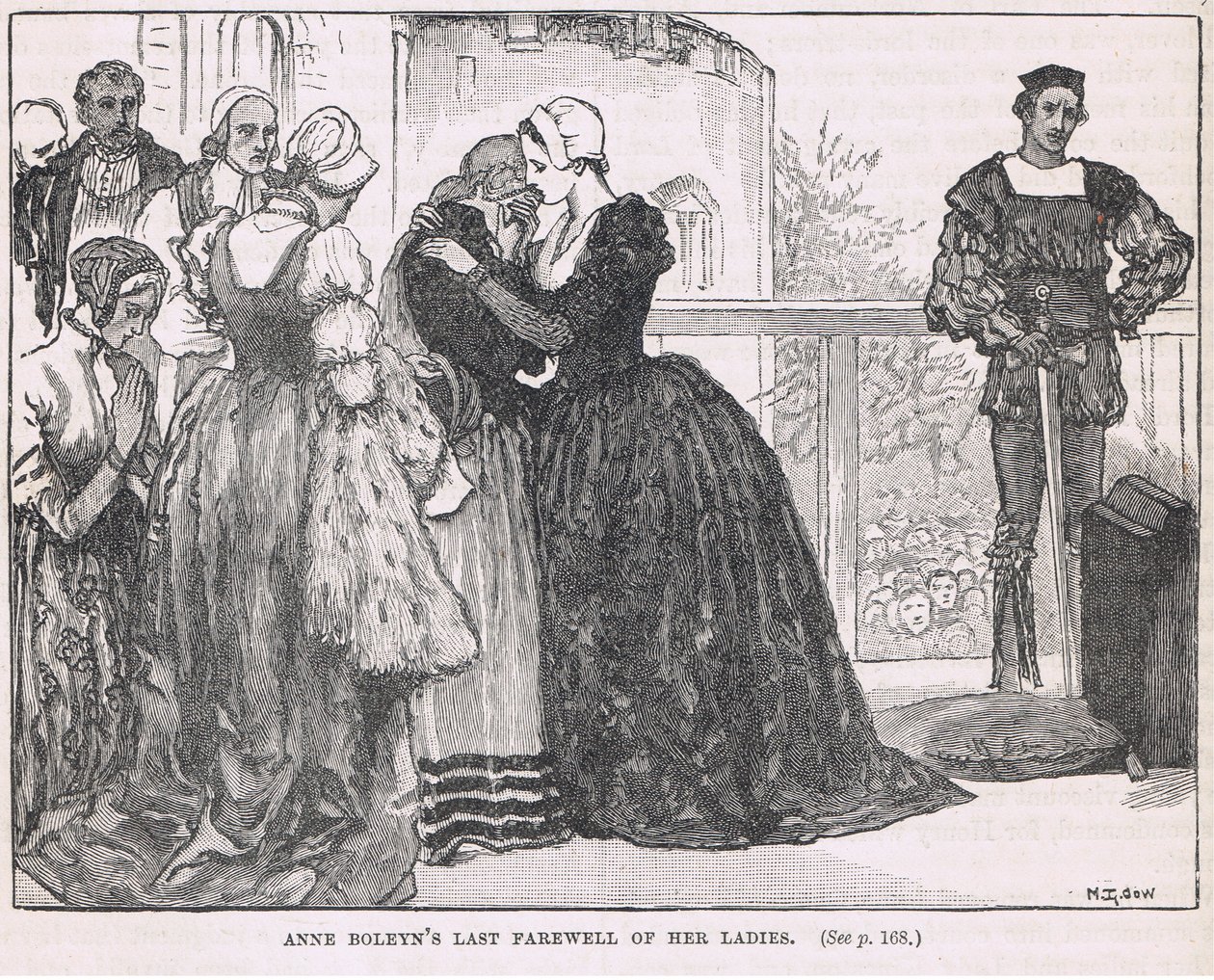 Anne Boleyns siste farvel til damene sine av Mary L. Gow