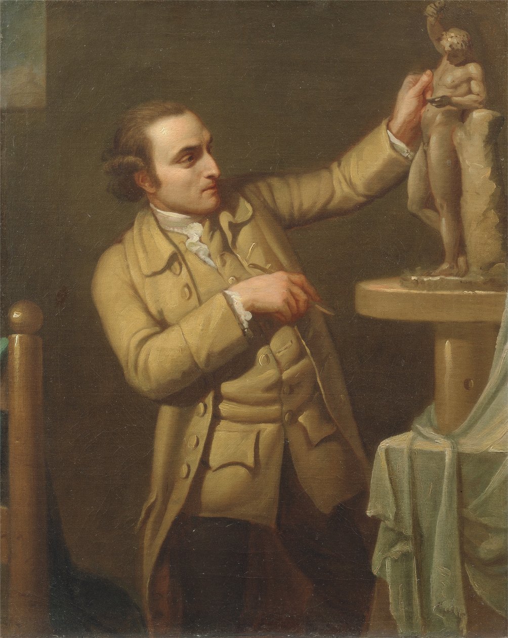 Joseph Nollekens (1737-1823) ca. 1770-71 (olje på lerret) av Mary Moser