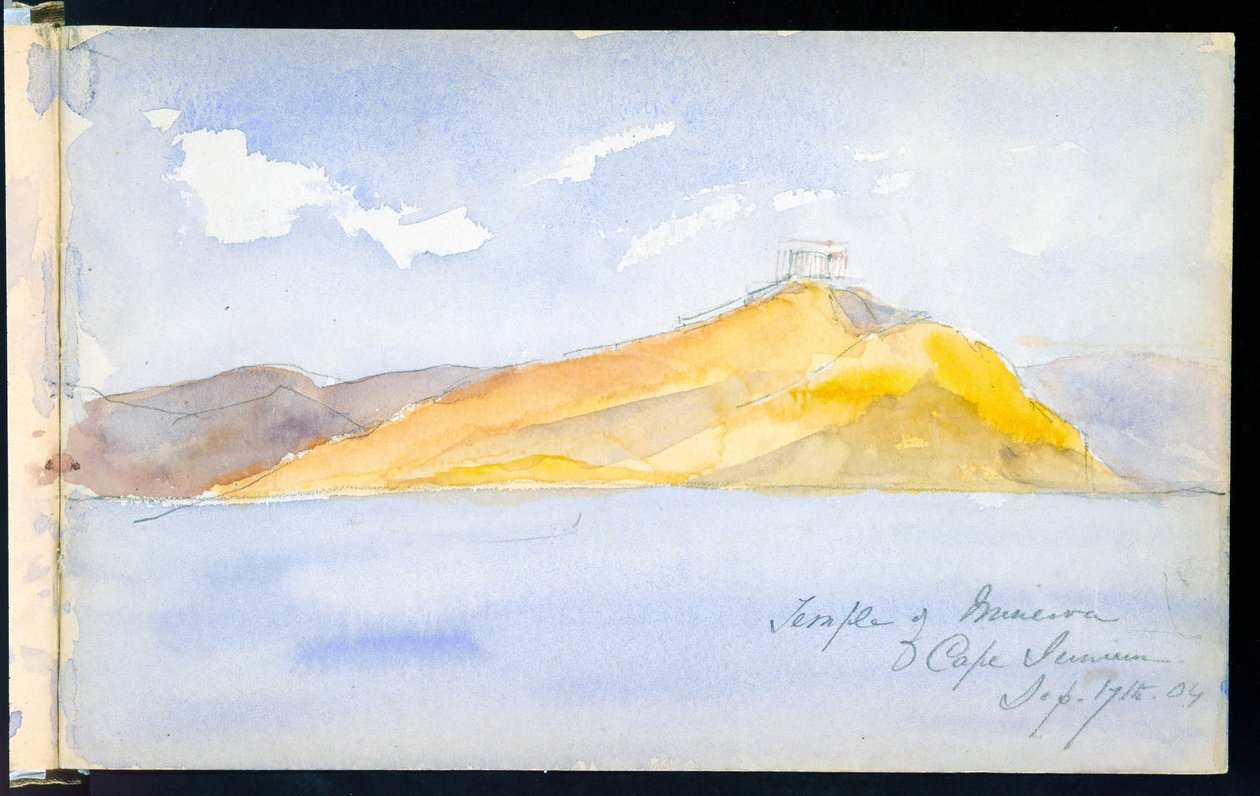Skissebok over greske og nære østens emner, 1904. av Mary Newbold Sargent