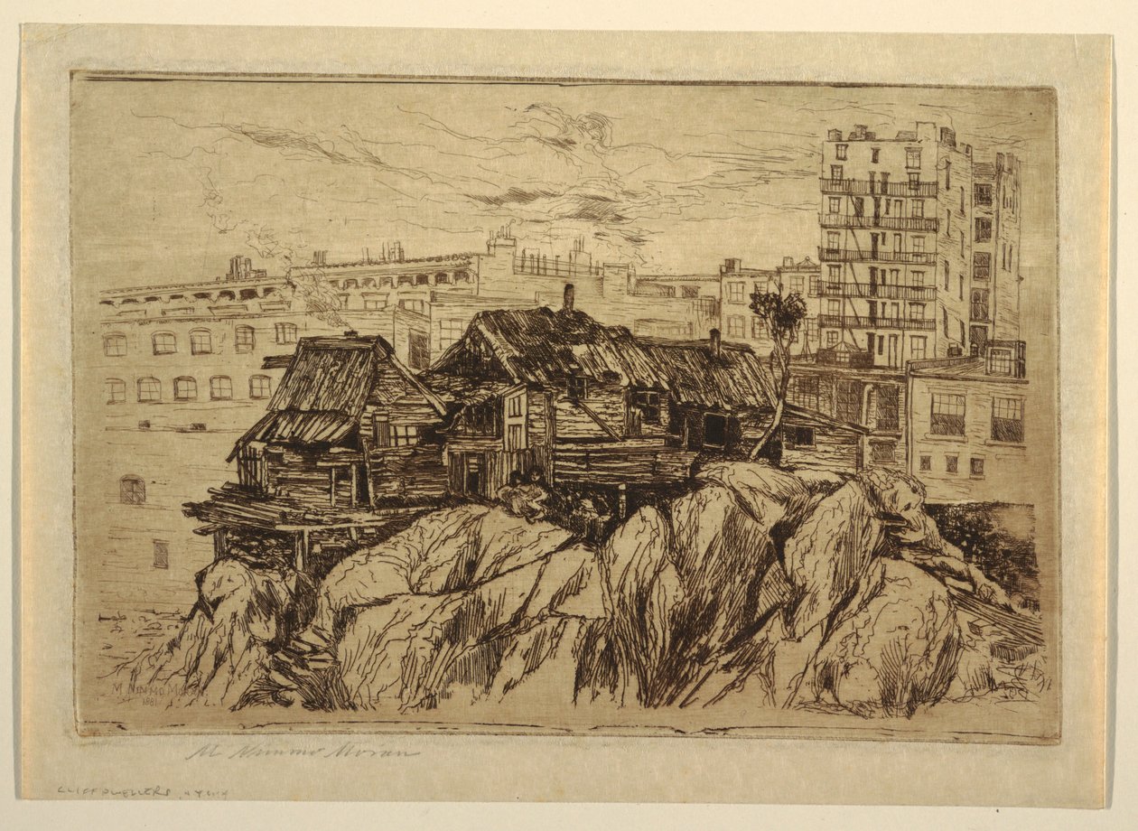 Cliff Dwellers i New York av Mary Nimmo Moran