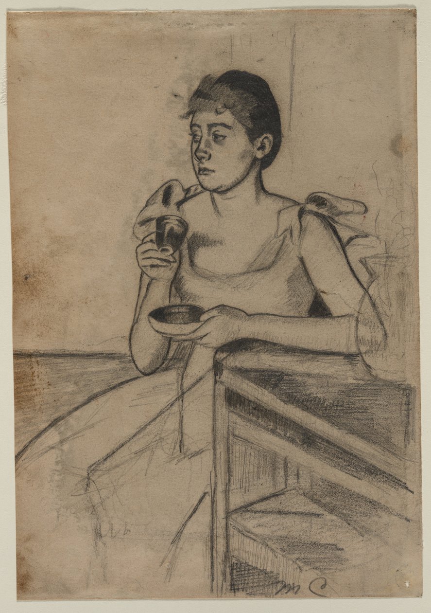 Kaffe etter middag av Mary Cassatt