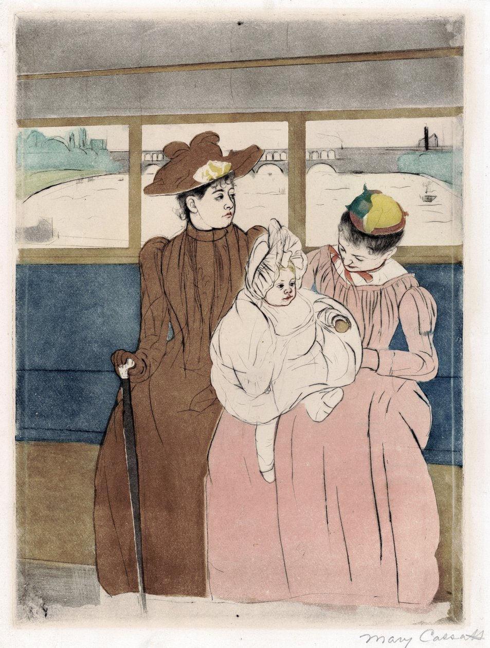 I omnibussen av Mary Stevenson Cassatt