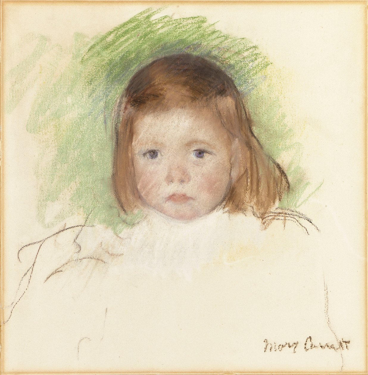Portrett av Ellen Mary Cassatt av Mary Cassatt