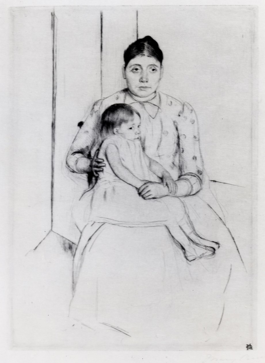 Hvile (hvile) av Mary Stevenson Cassatt