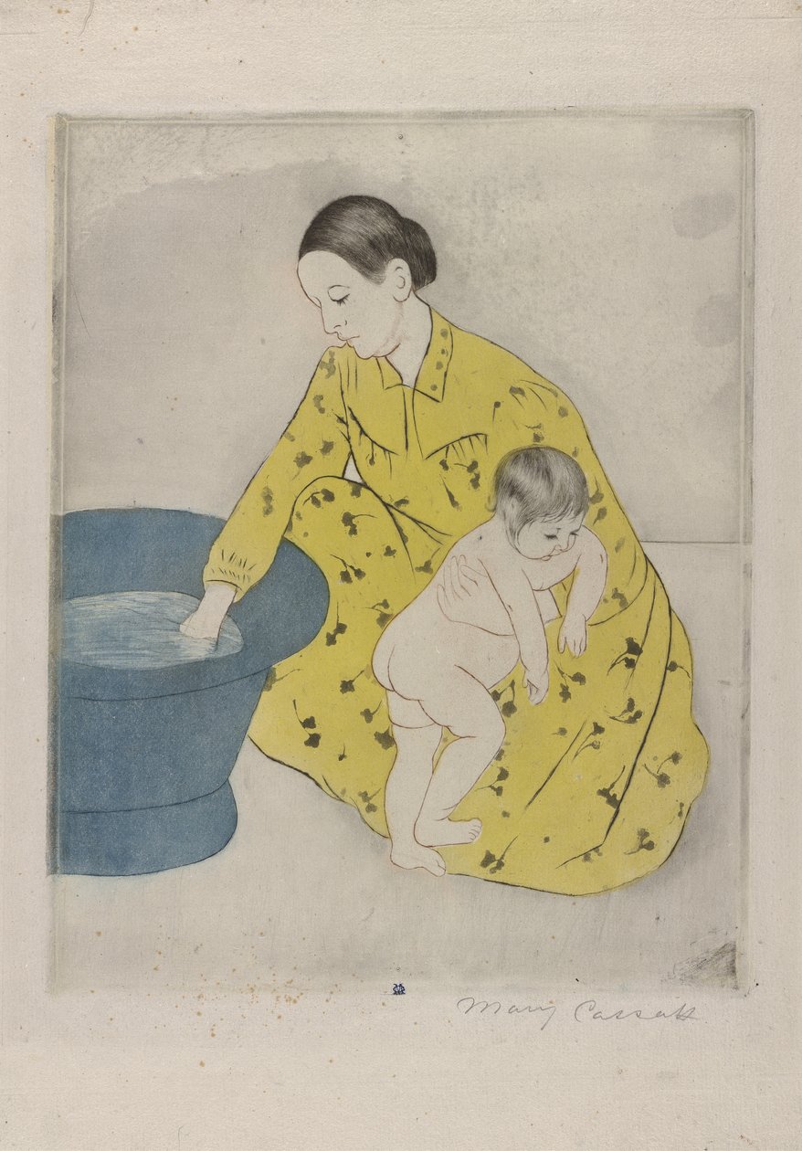The Bath, 1890-91 av Mary Cassatt