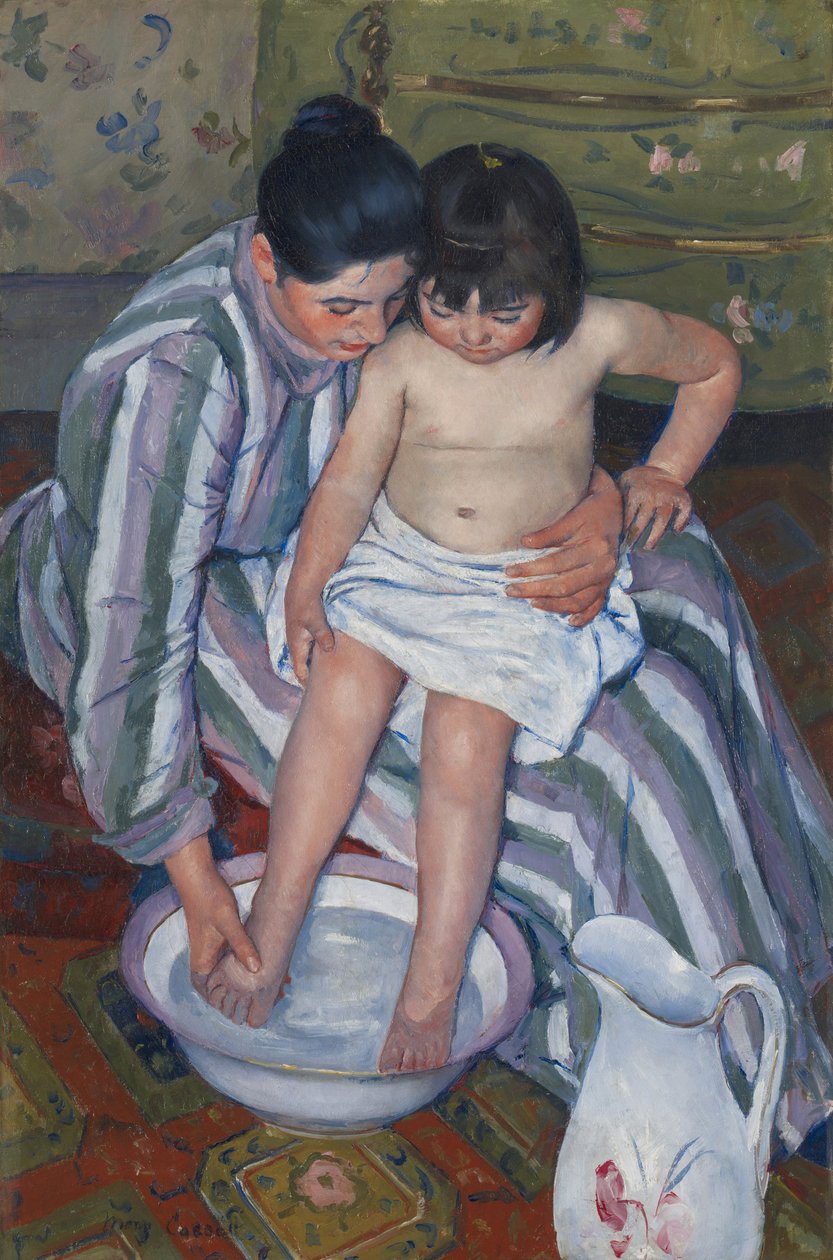 Barnebadet av Mary Stevenson Cassatt
