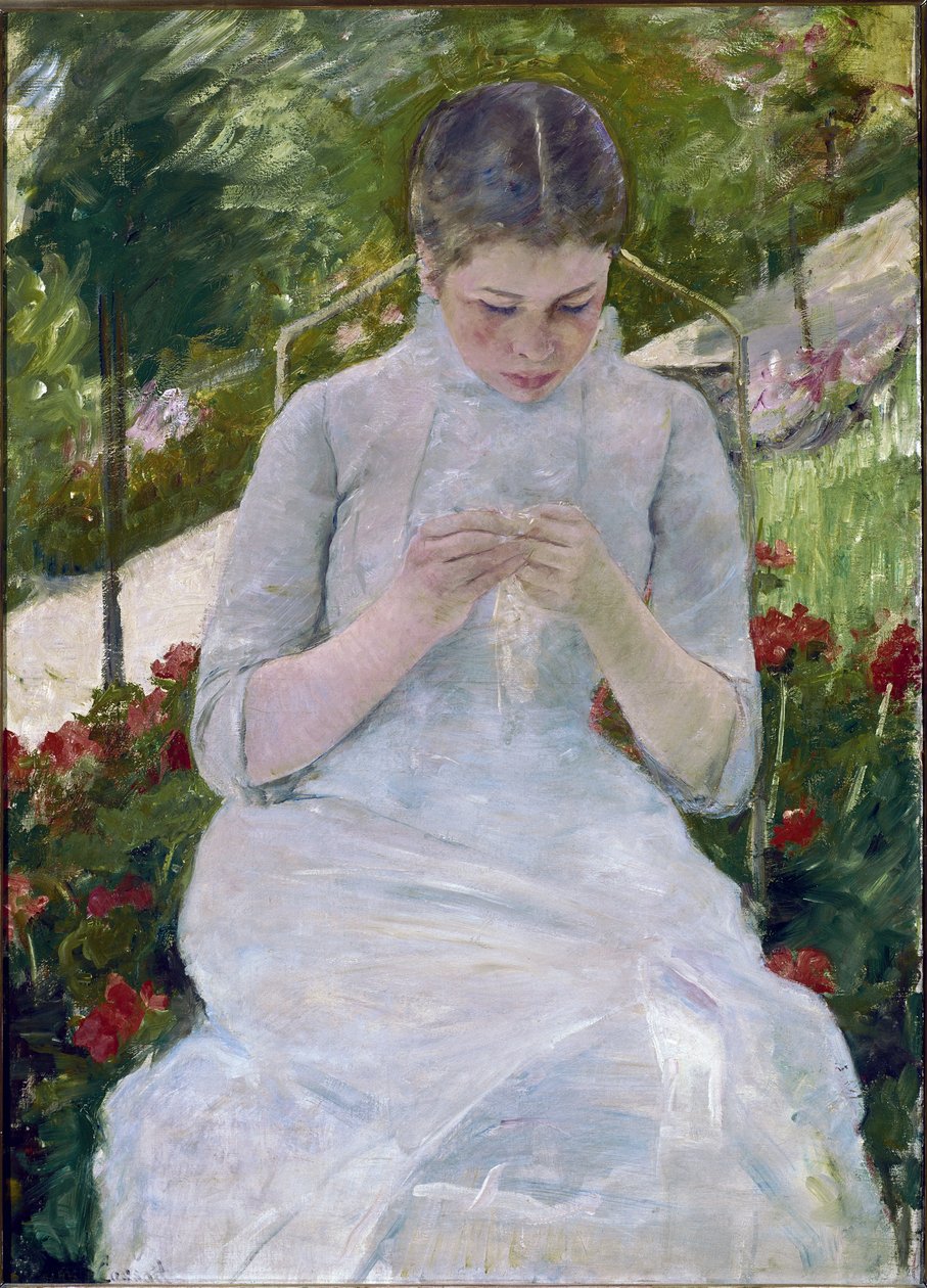 Kvinnesøm (olje på lerret av Mary Stevenson Cassatt