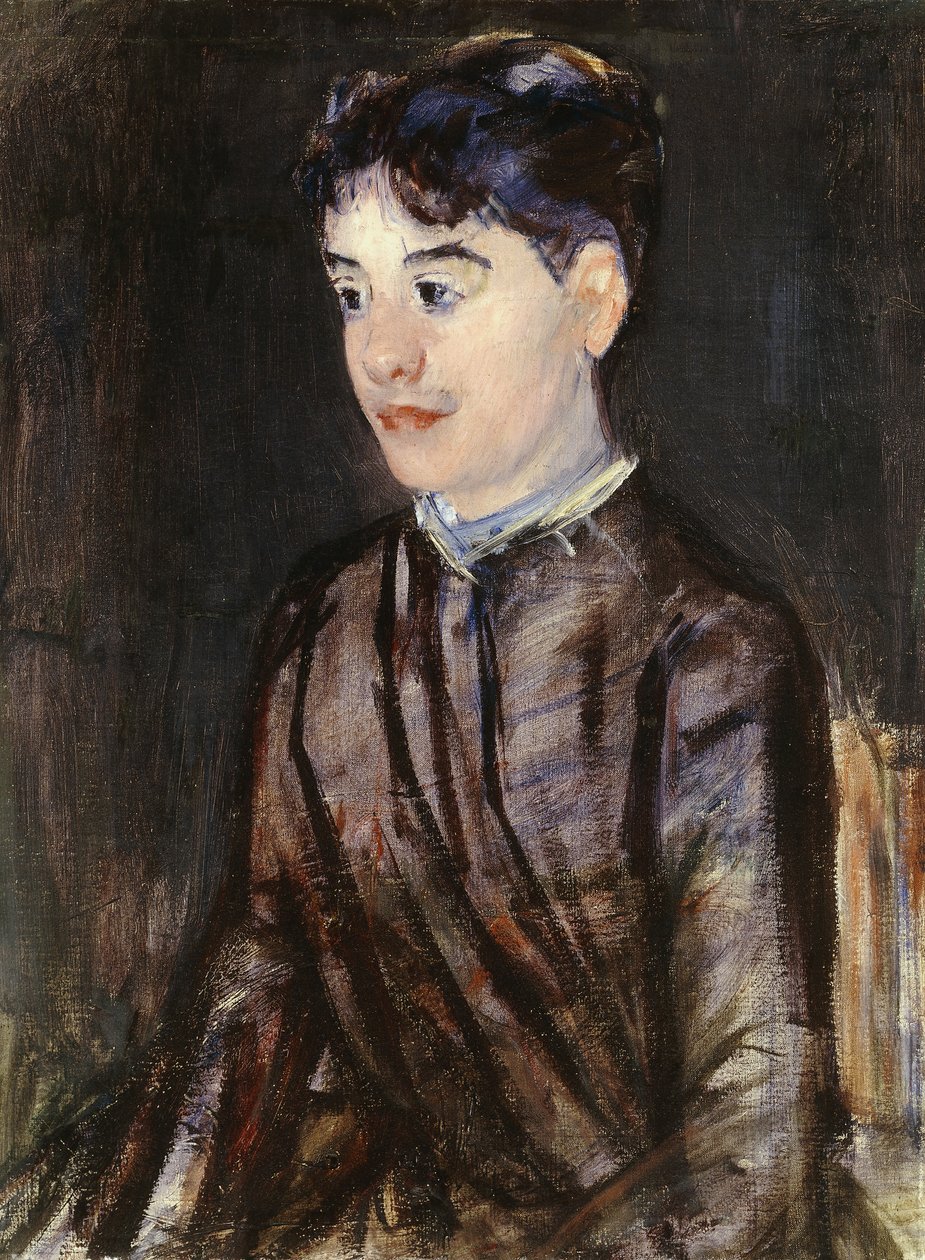 Ung kvinne i svart, av Mary Cassatt