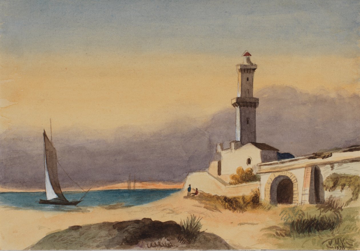 Uten tittel Landskap, 1876. av Mary Vaux Walcott