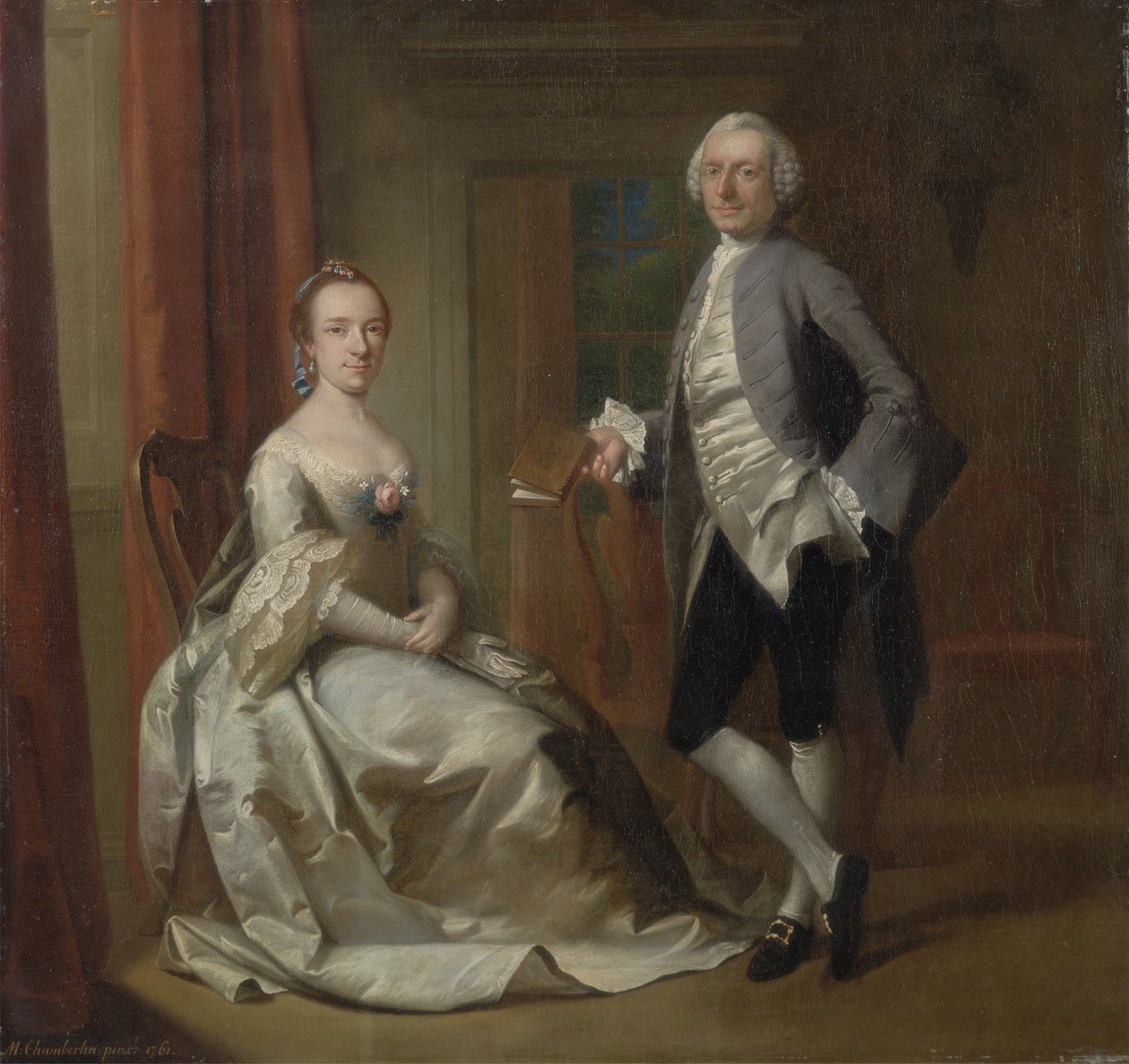 Samtalestykke, 1761 av Mason Chamberlin