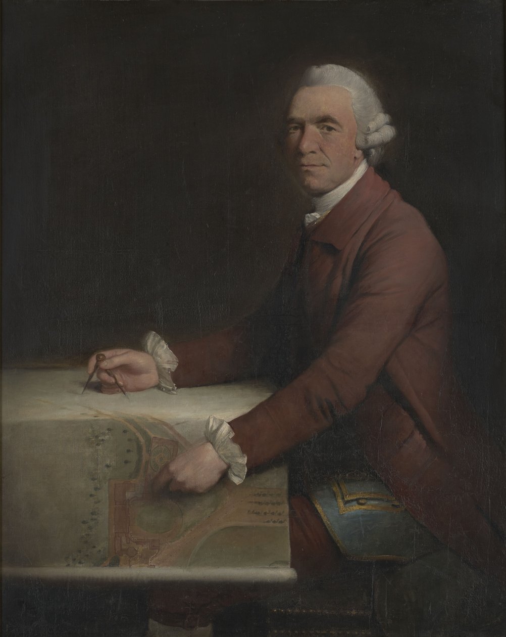Portrett av Kenton Couse, britisk arkitekt (1721-1790) av Mason Chamberlin
