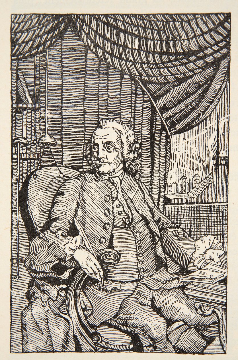 Franklin, kopi av Boris Mestchersky (d.1957) illustrasjon fra 
