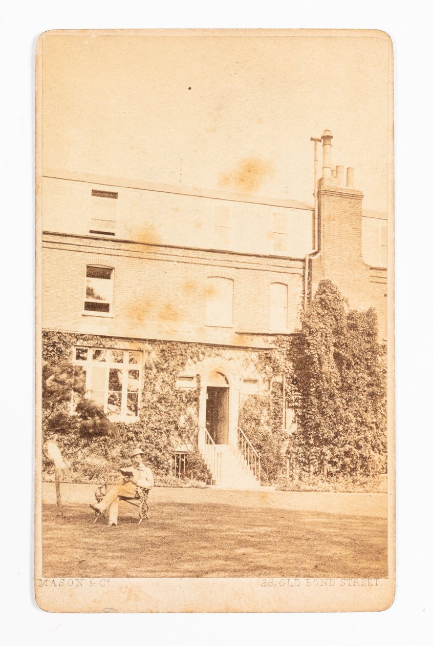 Carte de visite som viser fotografi av Gad