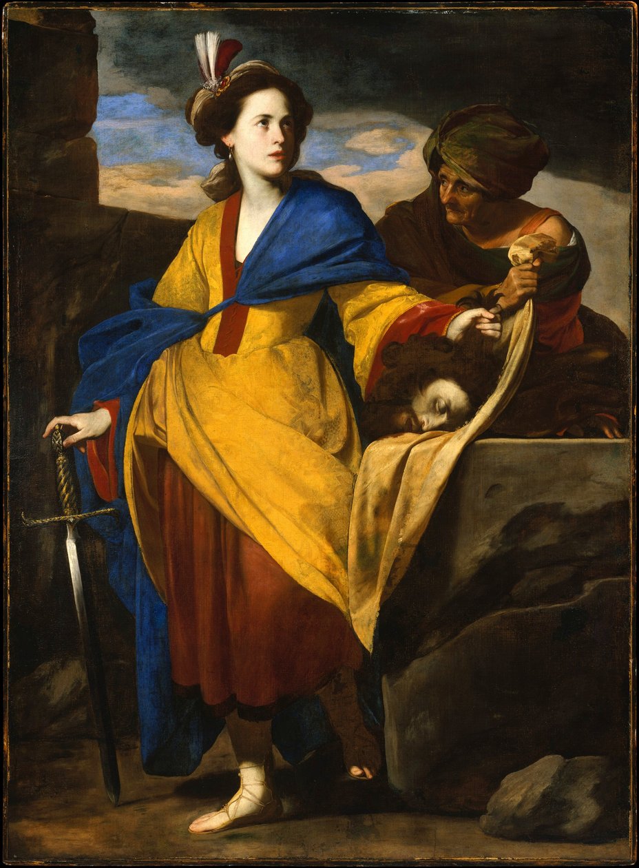 Judith med sjefen for Holofernes av Massimo Stanzione