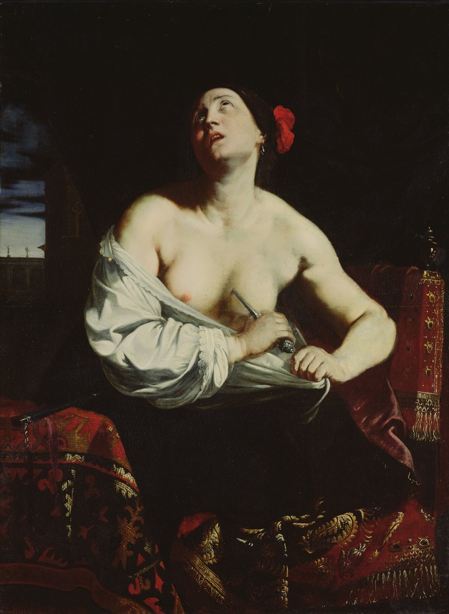 Lucretia, ca. 1640 av Massimo Stanzione