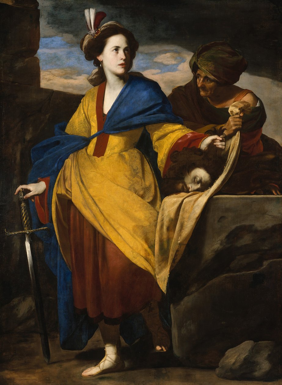 Judith med sjefen for Holofernes, ca. 1640. av Massimo Stanzione