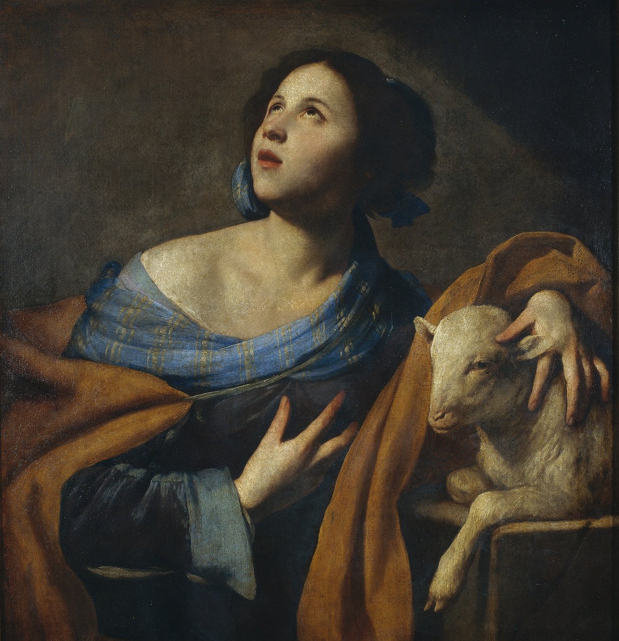 Sankt Agnes av Massimo Stanzione