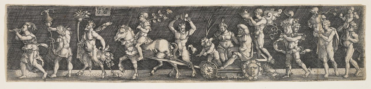 Triumf av Bacchus, 1534 av Master V. G.