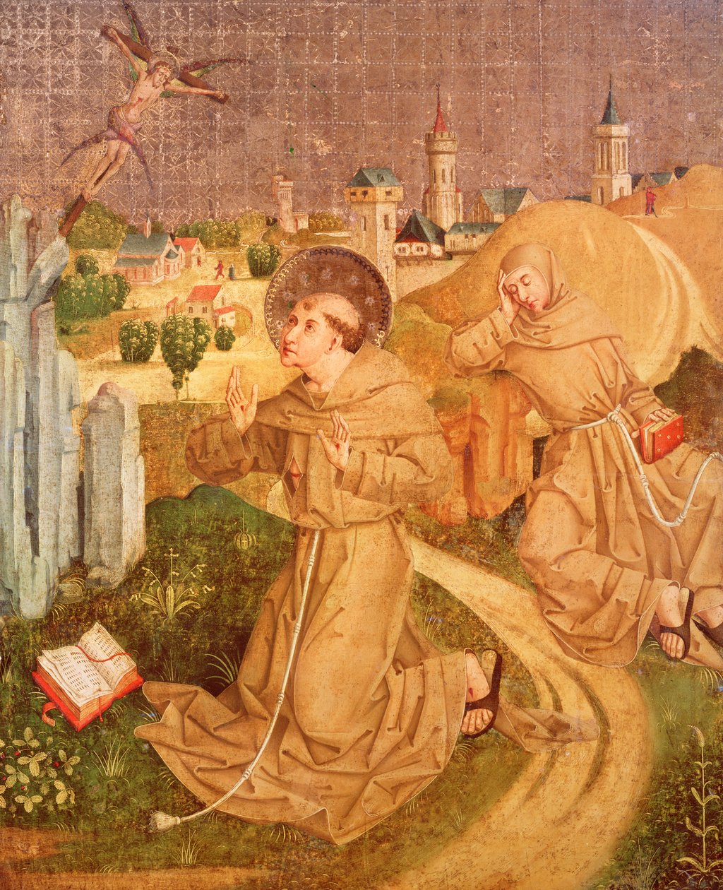 Saint Francis mottar Stigmata, 1482 av Master Z. R.