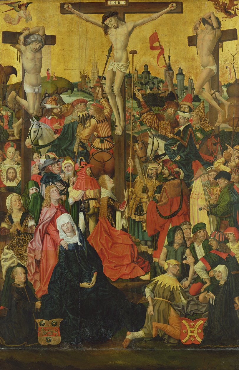 The Crucifixion, ca. 1500 (se også 182371) av Hamburg Master