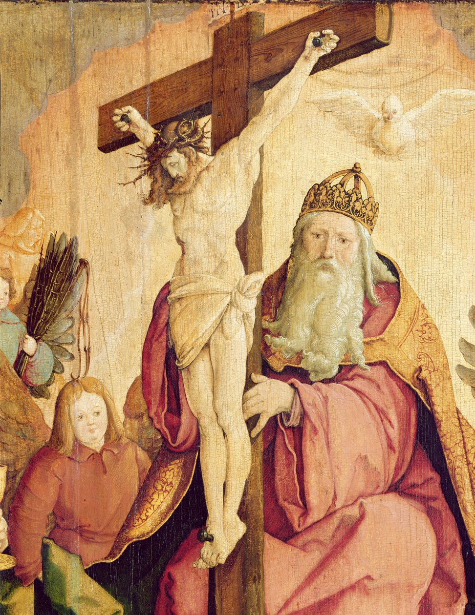 Den hellige treenighet (detalj) av Master of Messkirch