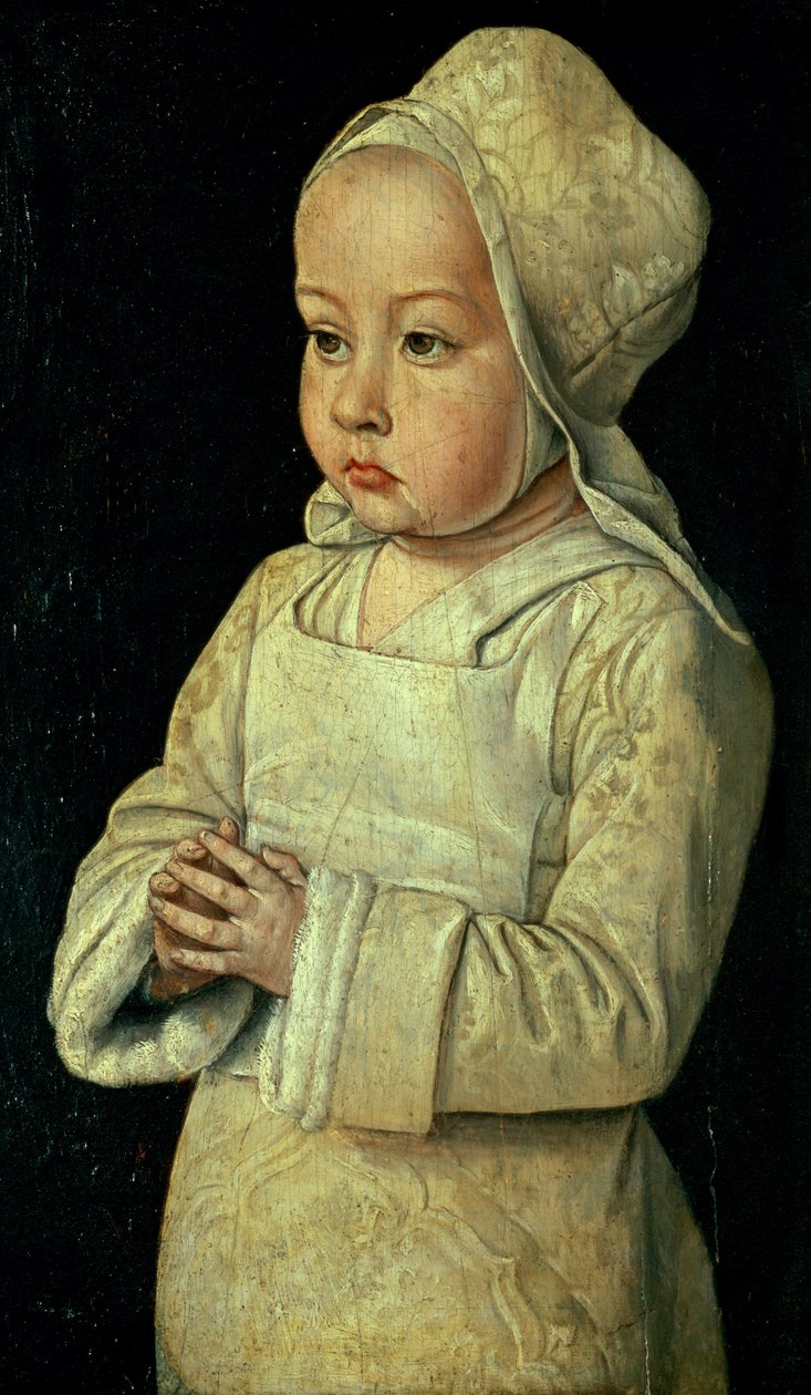 Portrett av Suzanne av Bourbon (1491-1521) datter av Peter II og Anne av Frankrike, hertug og hertuginne av Bourbon, 1492-93 av Master of Moulins