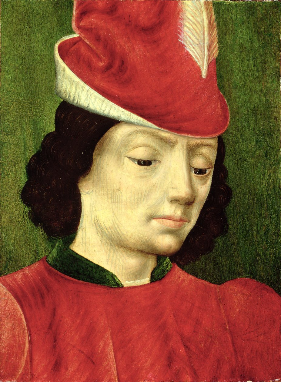 Portrett av en ung mann av Master of Moulins