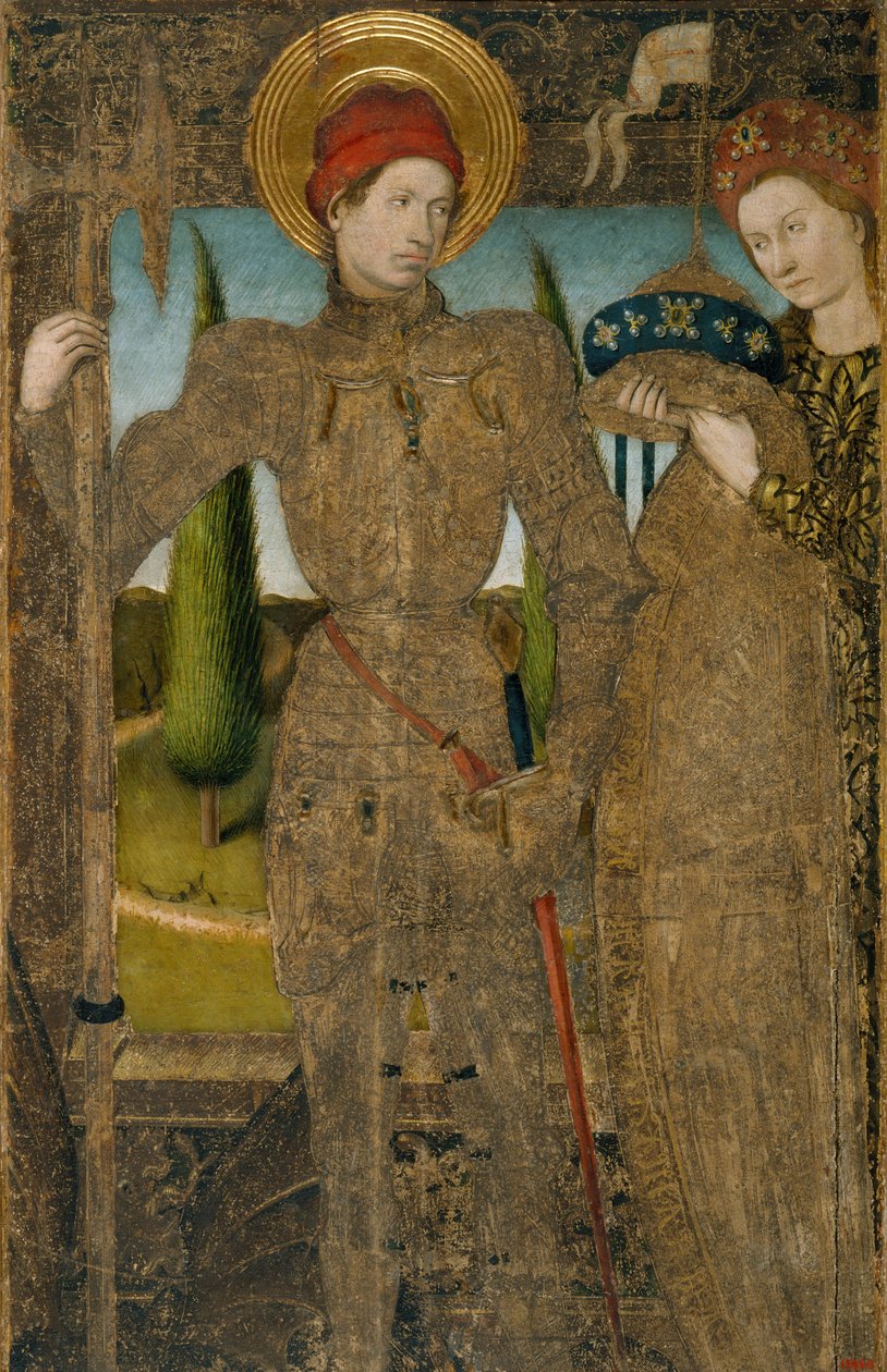 Saint George og prinsessen av Master of Saint George and the Princess