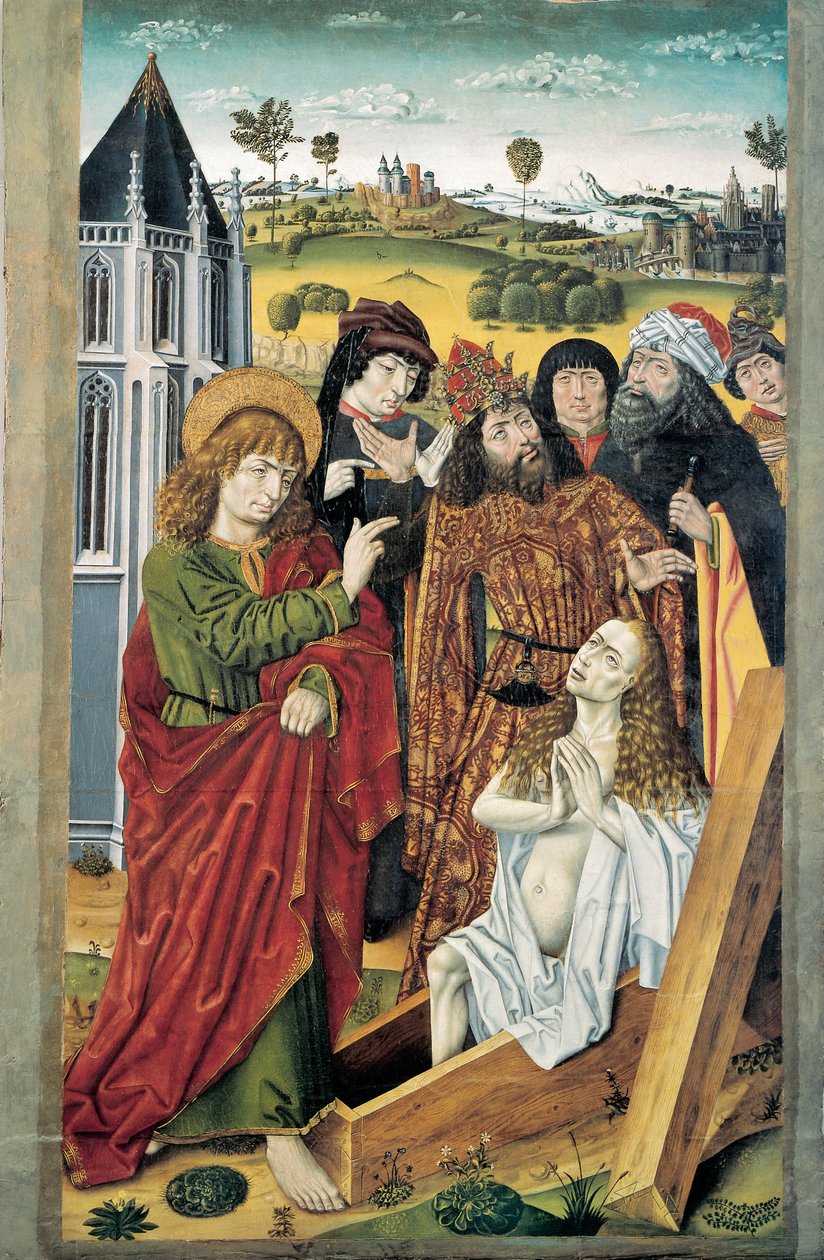 Oppstandelsen til Drusiana av Master of Saint Nicholas