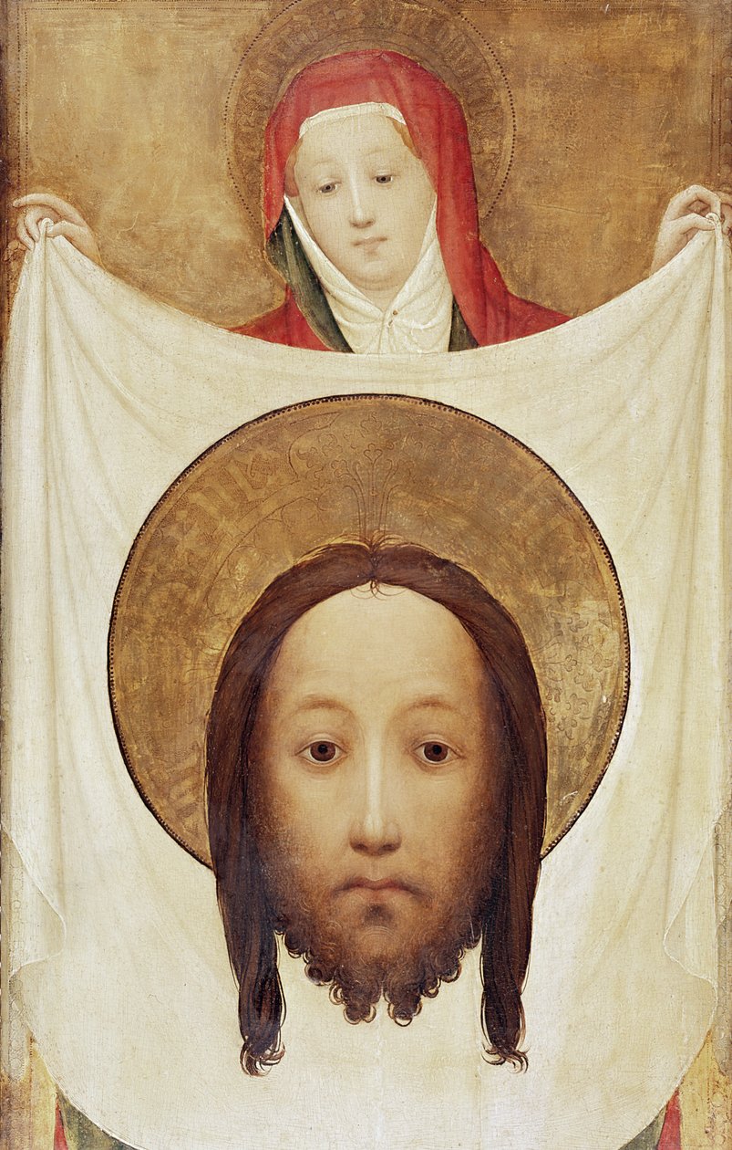 Saint Veronica med Sudarium, ca. 1420 (olje på valnøtt) av Master of Saint Veronica