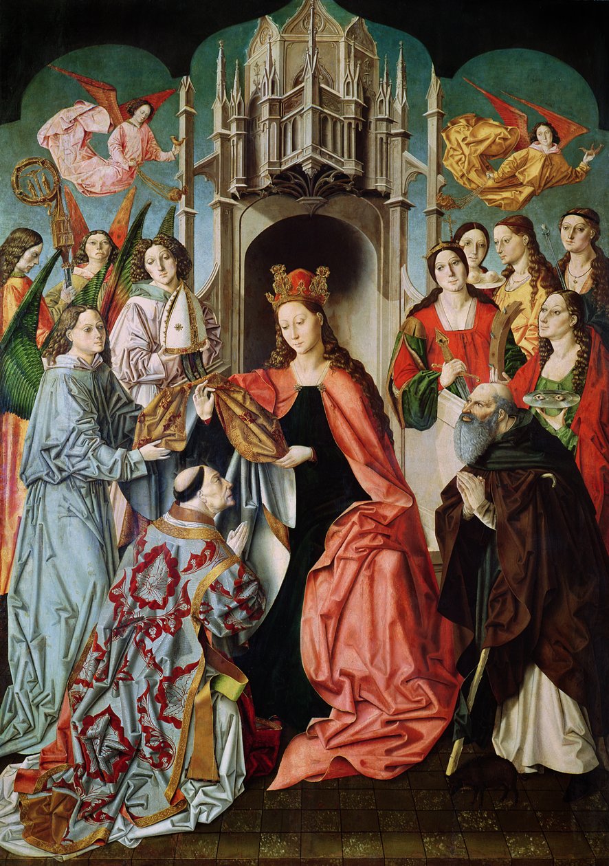 Presentasjon av Chasubelen til St. Ildefonso av Master of San Ildefonso