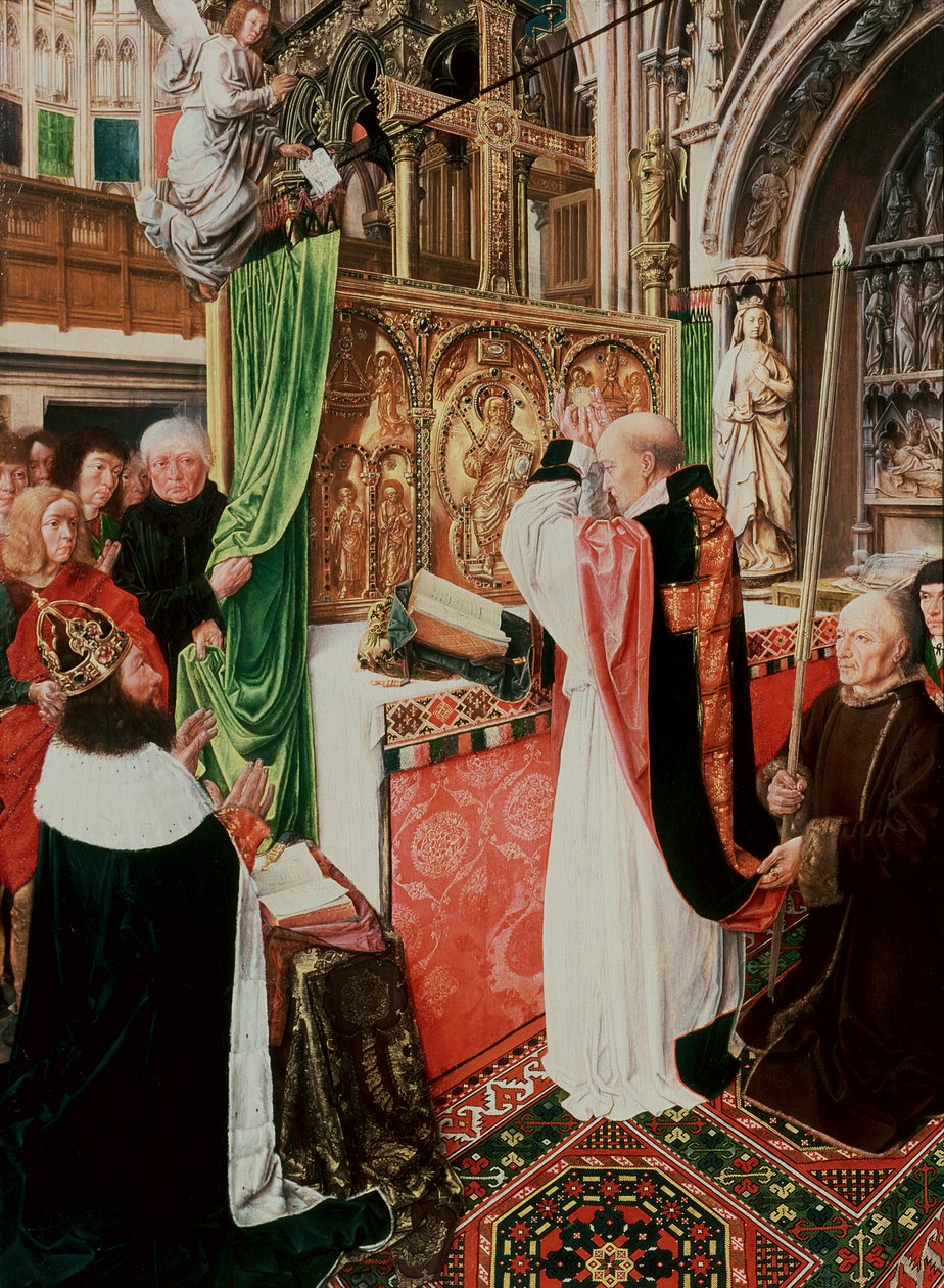 The Mass of St. Giles, ca. 1500 (olje og eggtempera på eik) av Master of St. Giles