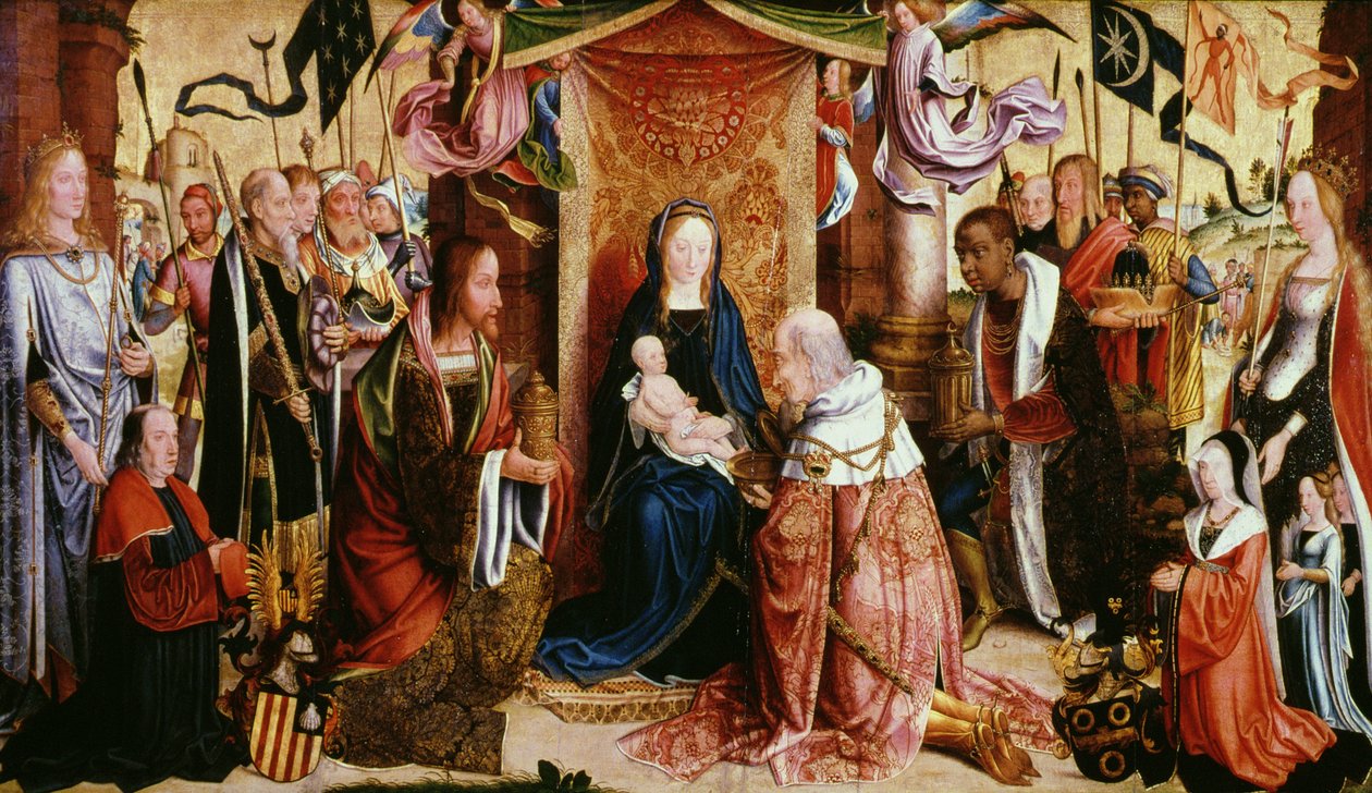 Tilbedelsen av kongene av Master of St. Severin