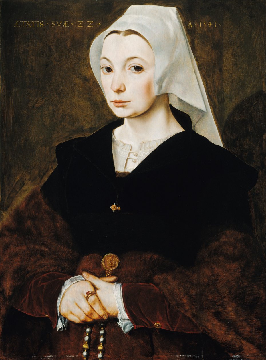 Portrett av en ung kvinne av Master of the 1540s
