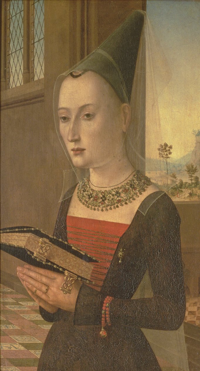 Portrett av Maria Bonciani, kona til Pierantonio Baroncellis av Master of the Baroncelli Portraits