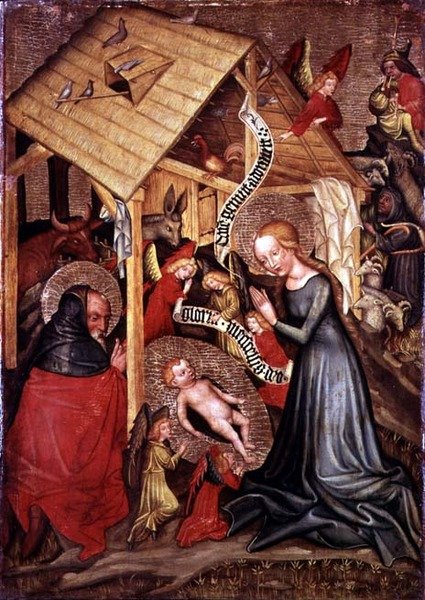 Kristi fødsel av Master of the Hohenfurt Calvary
