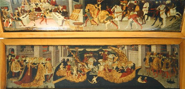 Historien om Alatiel Tavoli (detalj) av Master of the Jarves Chest