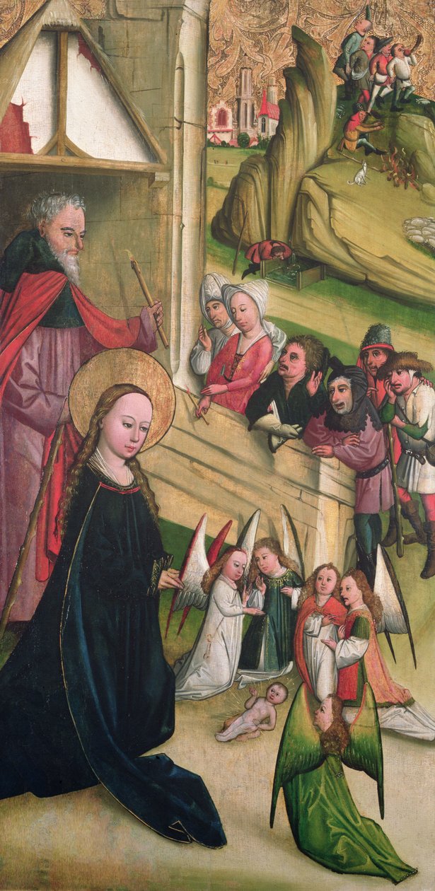 Fødsel; 1400-tallet av Master of the Mining Towns