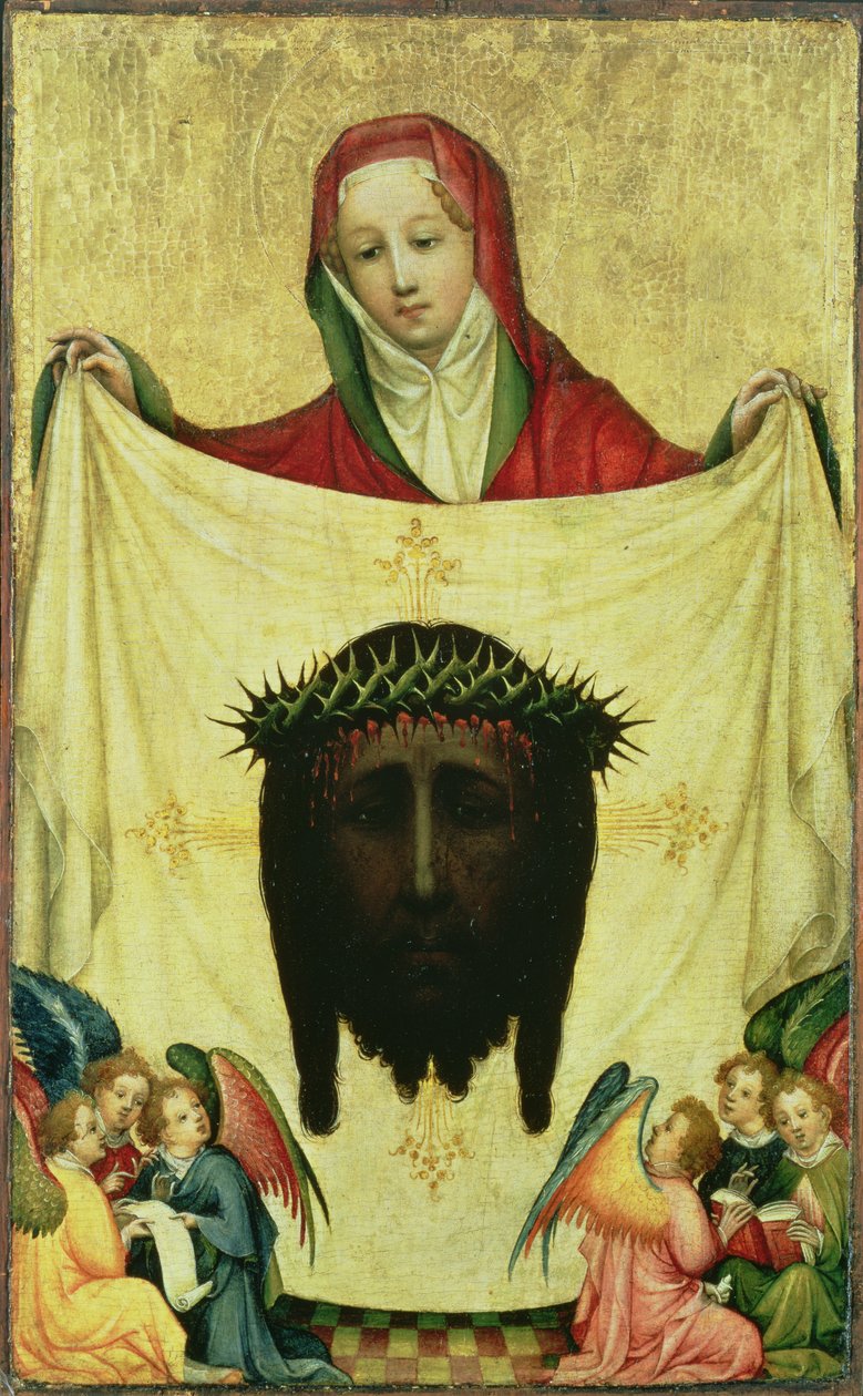 St. Veronica med Kristi likklede, ca. 1420 av Master of the Munich St. Veronica