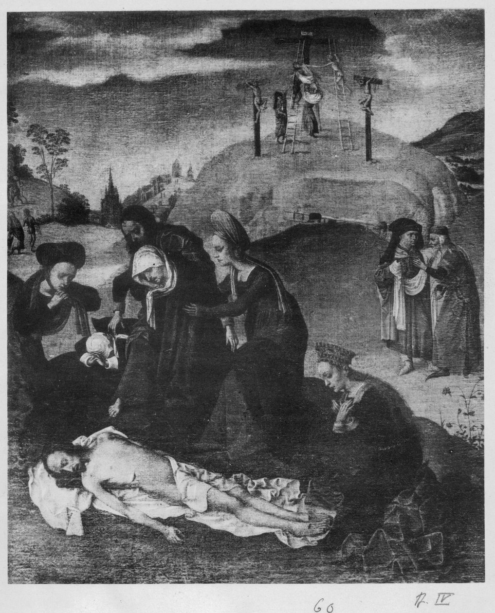 Klagesang av Master of the Virgo Inter Virgines