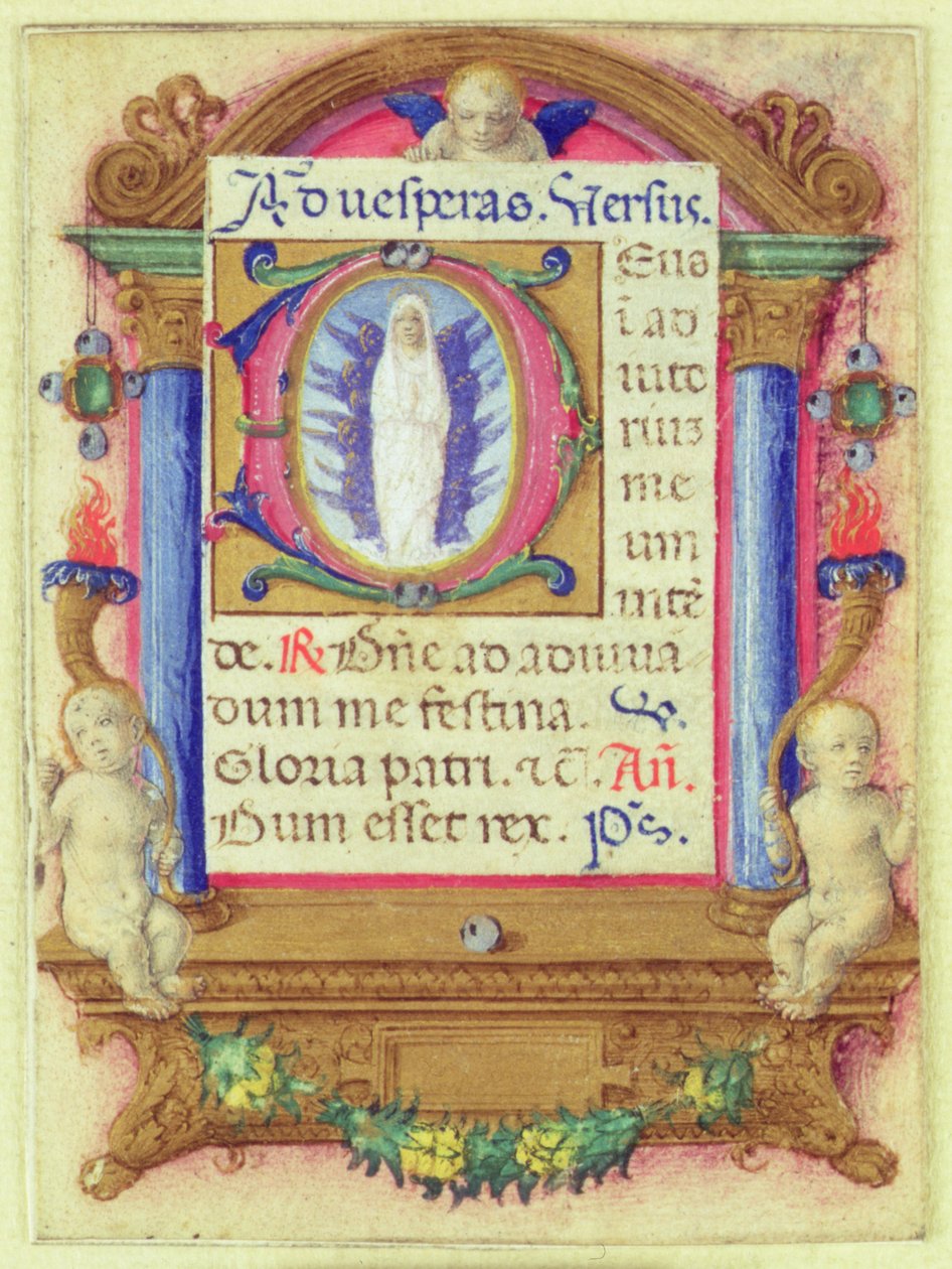 Jomfru i herlighet, ca. 1480 av Master of the della Rovere Missals Master of the della Rovere Missals