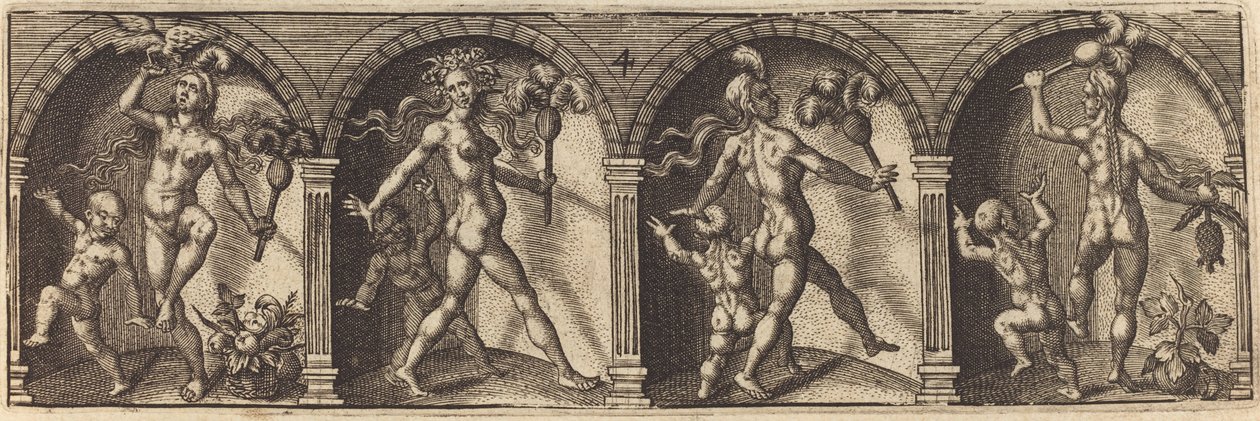 De ulike tegningene og figurene IV av Master AD