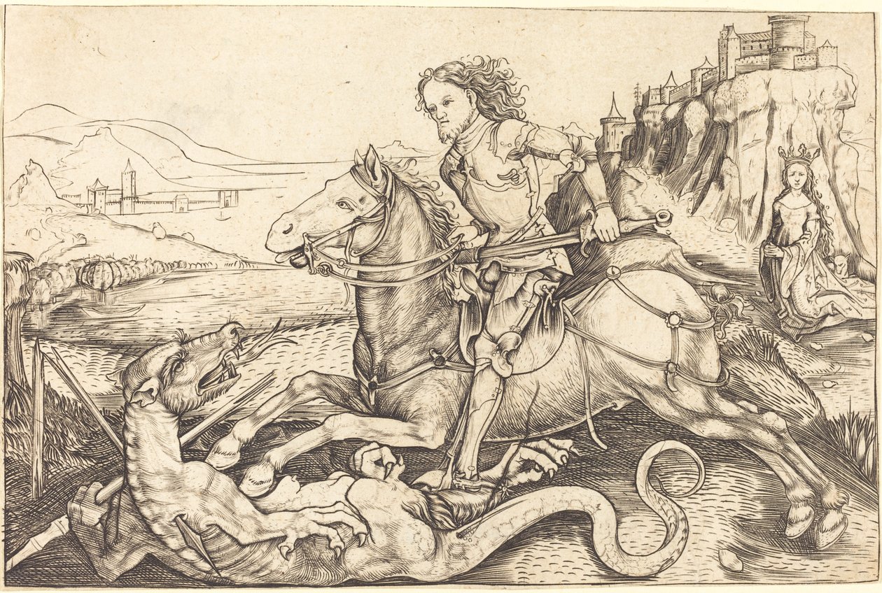 Saint George og dragen av Master AG