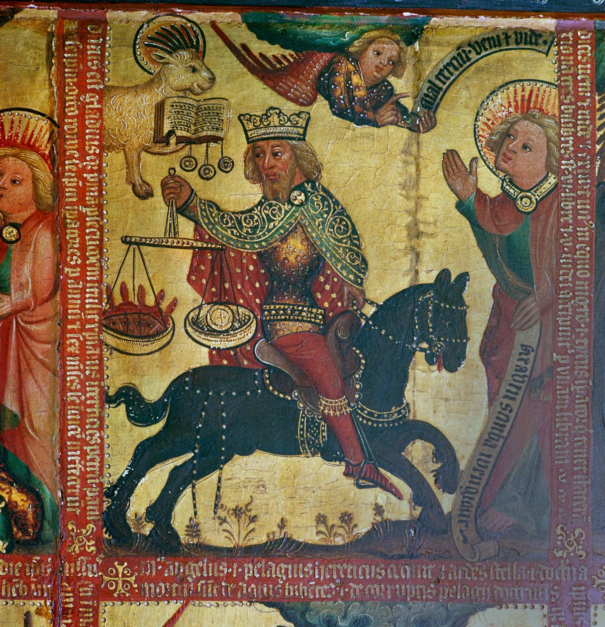 Maleri som viser keiseren Titus, 1300-tallet av Master Bertram of Hamburg
