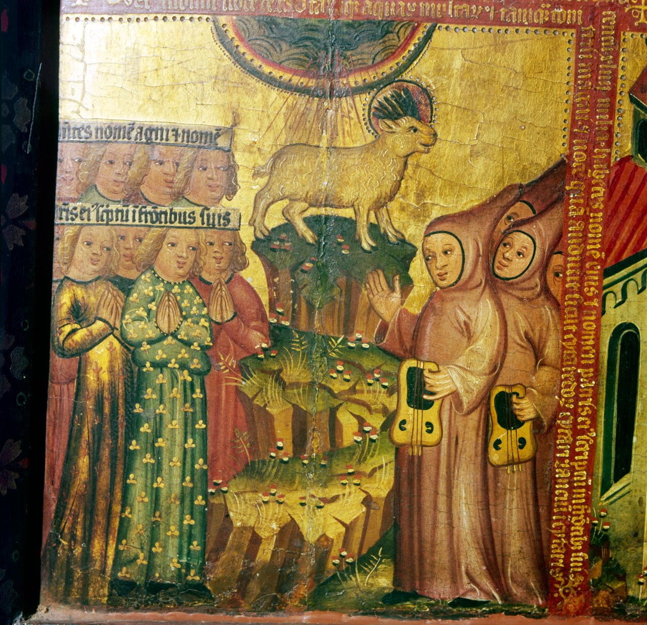 Lammet fra Sions berg, 1300-1400-tallet. av Master Bertram of Hamburg