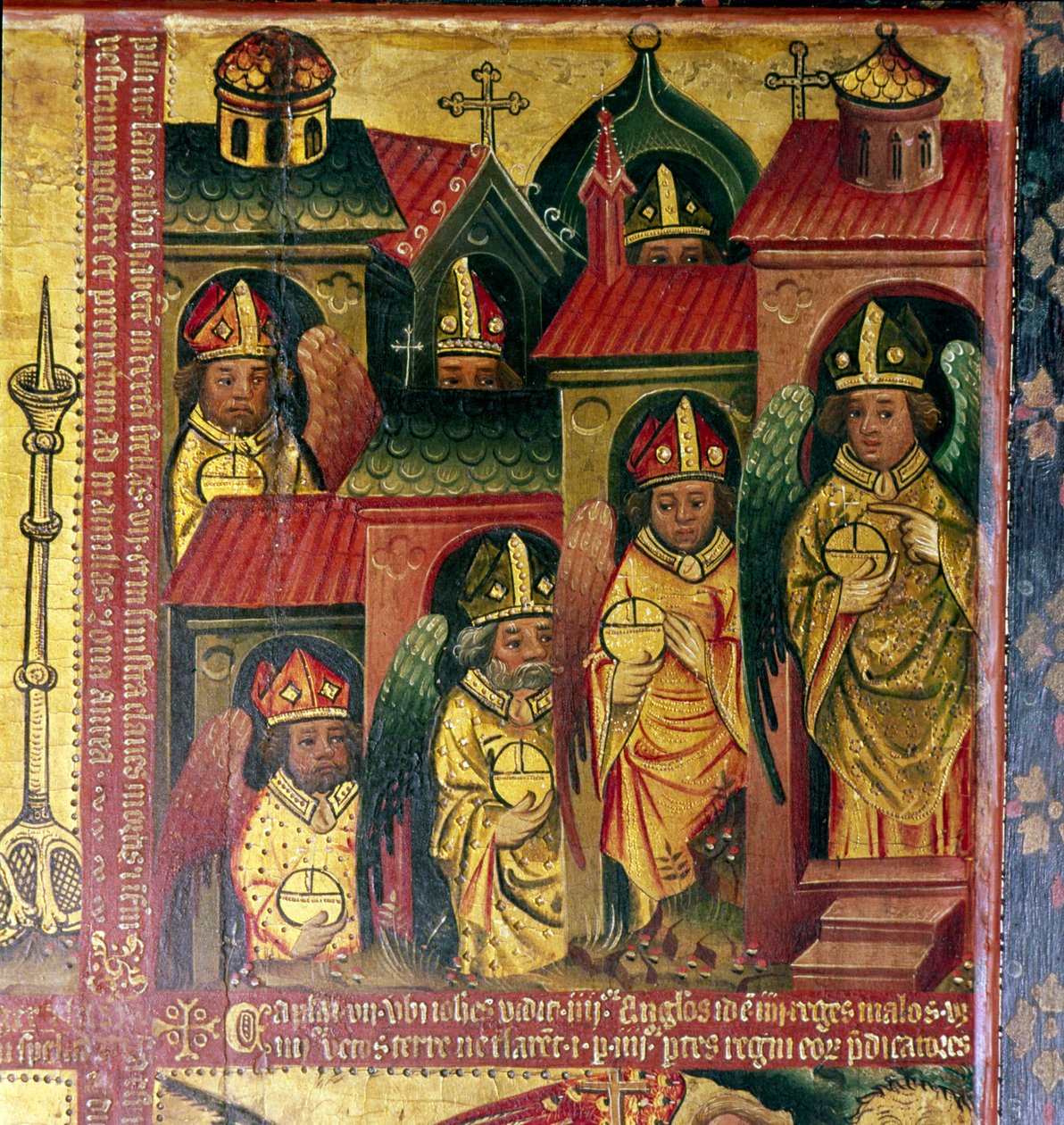De syv brev til de syv kirker, 1300-1400-tallet av Master Bertram of Hamburg