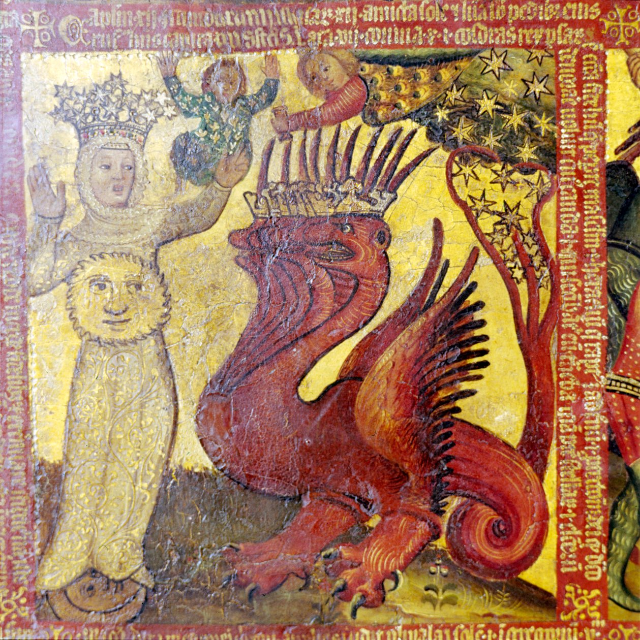 Kvinnen kledd med solen, 1300-1400-tallet av Master Bertram of Hamburg